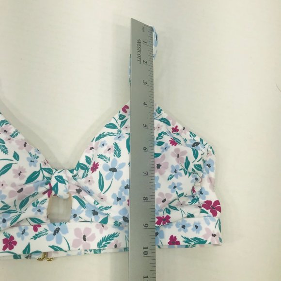Kona Sol Women's Size Medium Knot Front Floral Bikini Swim Top Multicolor NWOT - Picture 11 of 11
